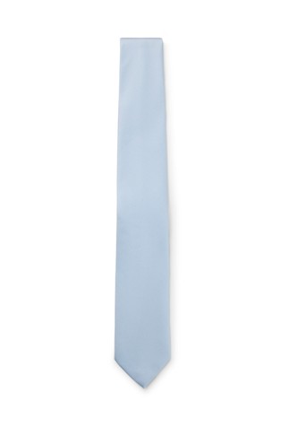 Silk-blend tie with jacquard pattern