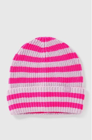 Striped knit hat