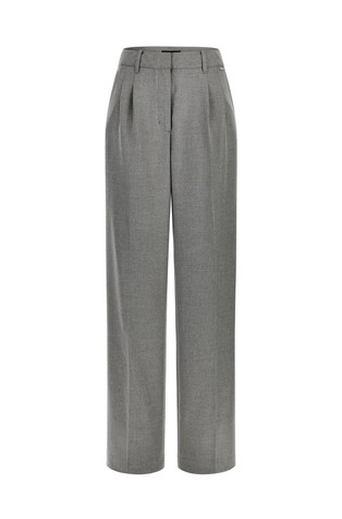 GUESS Relaxed fit hlače iz viskozne mešanice Siva - Gray 5