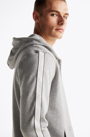 TOMMY HILFIGER TH Established jopa s kapuco Siva - Gray 4
