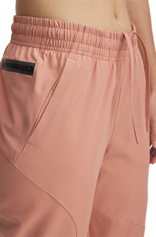 UNDER ARMOUR Unstoppable hlače Roza - Canyon Pink / Black 4