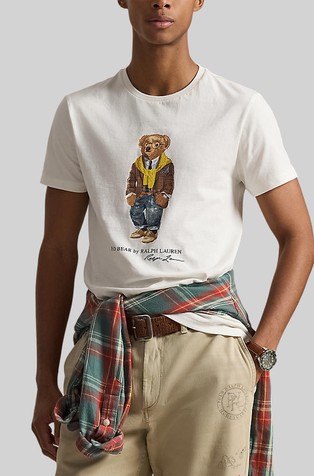 Custom Slim fit Polo Bear Jersey T-shirt