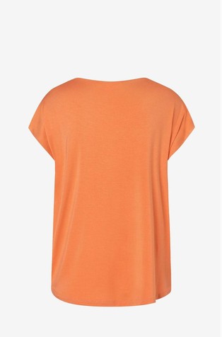 MORE &amp; MORE Bluza s satenastim sprednjim delom Oranžna - Orange 2