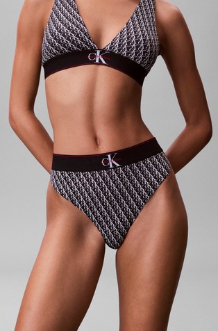 Thongs with Wide Waistband