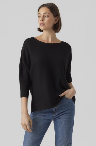 VMNORA Knitted boatneck pullover