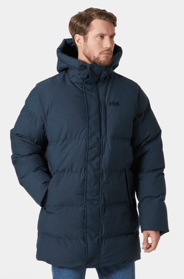 HELLY HANSEN Alby daljša prešita bunda s kapuco Črna - Black 