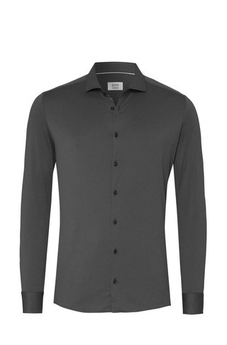 Functional fit shirt with long sleeves and micro pattern