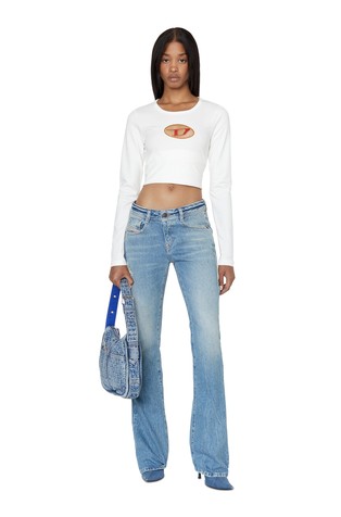 DIESEL Bootcut and Flare Jeans - 1969 D-EBBEY 09D98 Medium Blue 5