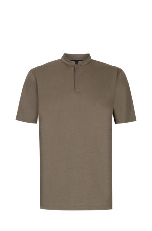 Polo majica z mandarin ovratnikom