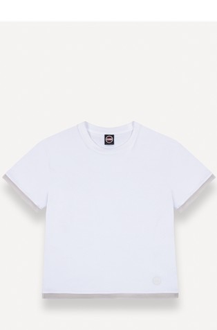 Cotton T-shirt with tulle details