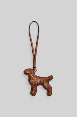 Embroidered Dog Charm