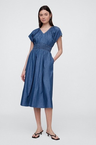 Gauze  Midi Dress