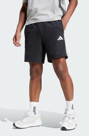 Essential 3-Stripes kratke hlače s frotirano notranjostjo