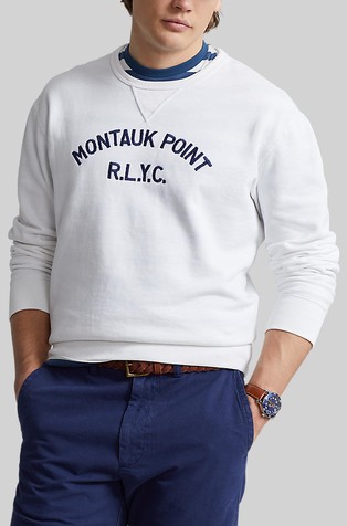 Montauk Point pulover iz bombažne mešanice