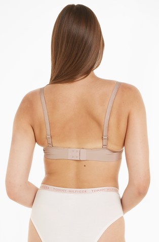 TOMMY HILFIGER Oblikovan modrček s čipkastimi obrobami Bež - Misty Blush 2
