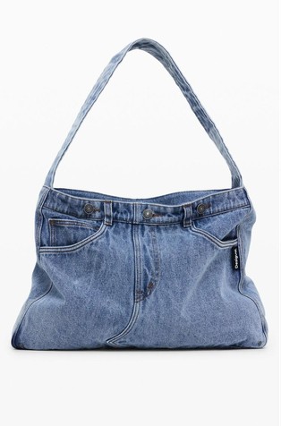 Large denim bag