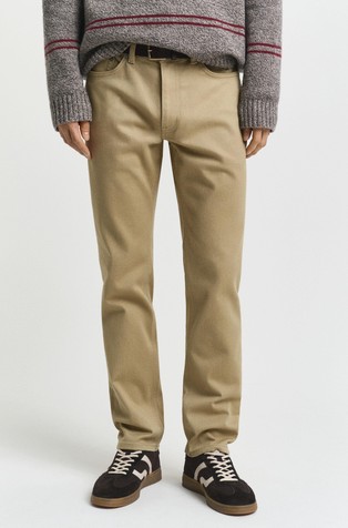 Regular Fit Soft Twill Jeans