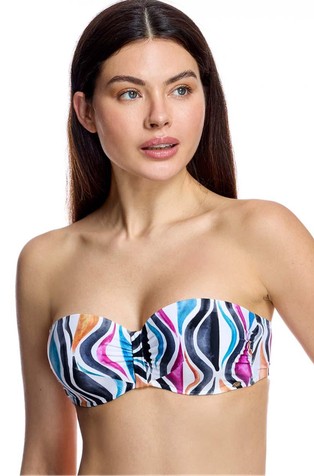 Vzorčast bandeau zgornji del kopalk