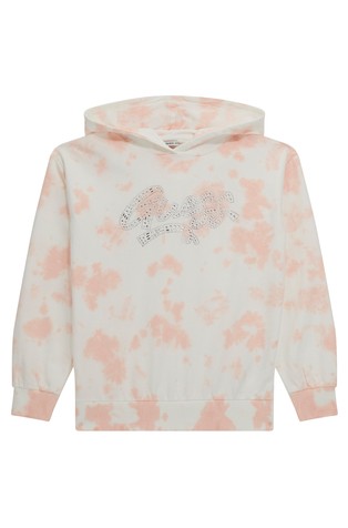GUESS Tie-dye logo sweathirt with hood Multi 3