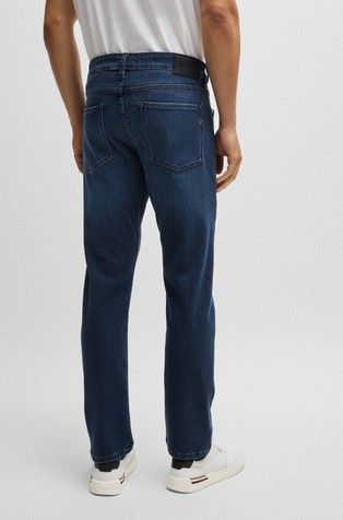 HUGO BOSS Slim-fit jeans in knitted stretch denim Blue 2
