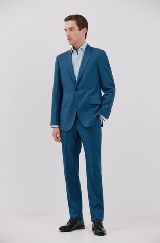 CORTEFIEL Serie XXI slim fit suknjič Modra - Blue 4