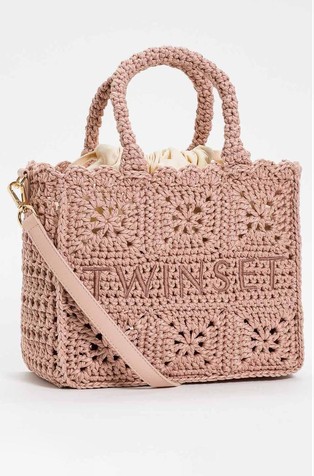 Crochet Bohémienne shopper bag