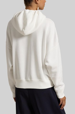 RALPH LAUREN Polo Bear Fleece Hoodie White 2