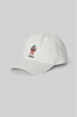 Polo Bear bombažna kapa s šiltom