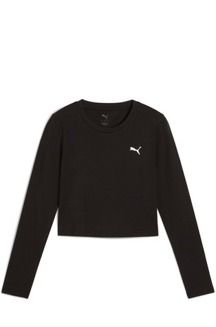 ESS cropped majica z dolgimi rokavi