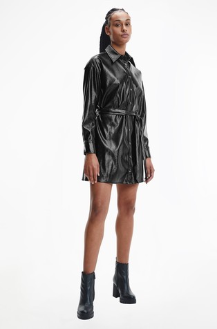 CALVIN KLEIN JEANS High Shine Faux 