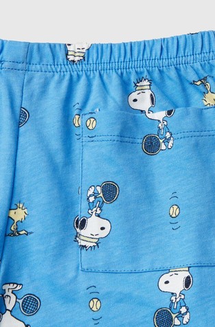 BENETTON Lightweight Snoopy ©Peanuts pyjamas Gray / Blue 2