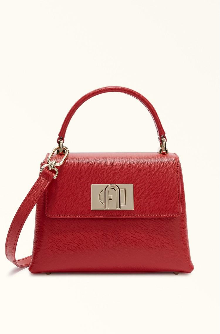 FURLA Mini Top Handle Dark Red 