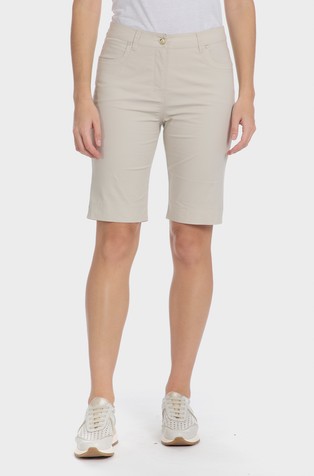 Poplin bermuda shorts