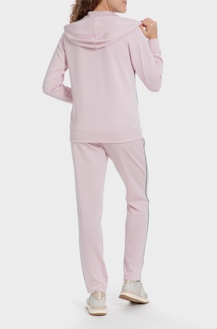 PUNT ROMA Hooded sports jacket with contrast details Pink 4
