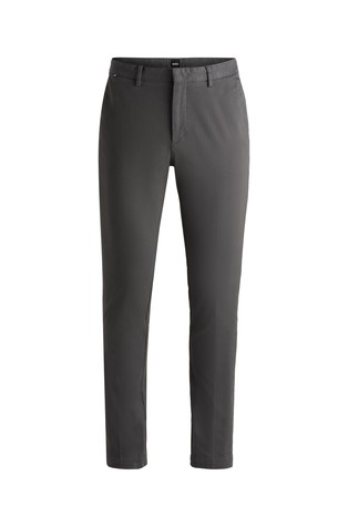 Slim fit chino hlače iz raztegljive bombažne mešanice