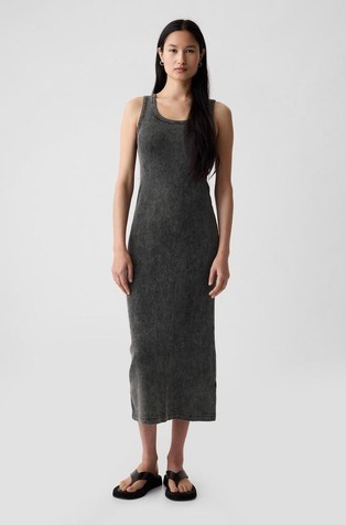 Rib Midi Tank Dress