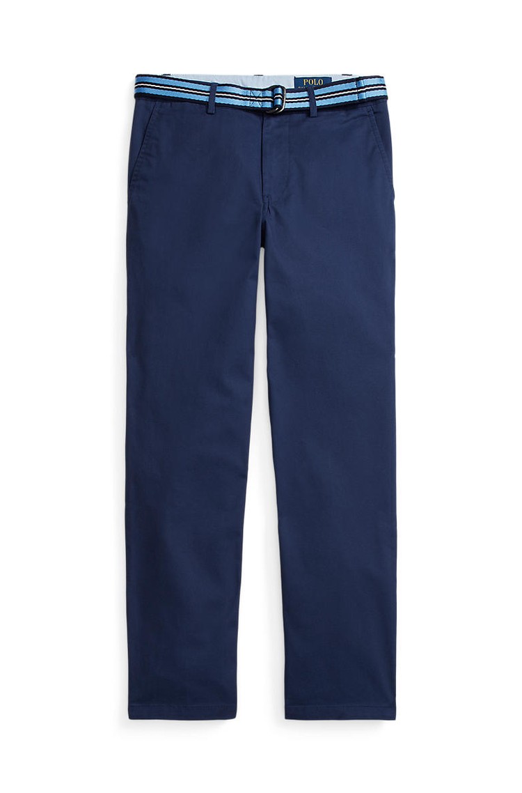 RALPH LAUREN Slim fit Flex Abrasion hlače Modra - Blue 