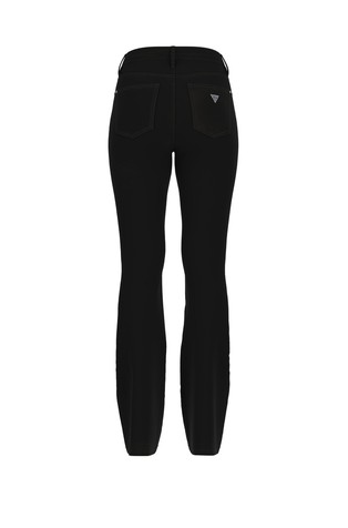 GUESS Slim fit jeans hlače z zvončastimi hlačnicami Črna - Black 2