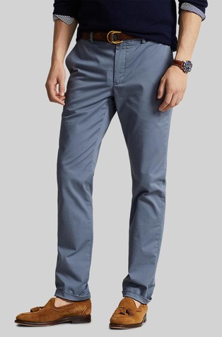 Stretch slim fit chino pant