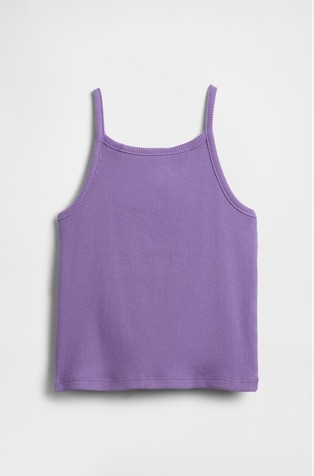 GAP Baby &amp; Toddler Ribbed Tank Top Purple Loganberry 2