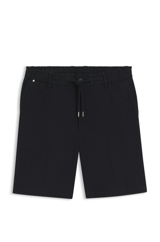 Modern-fit shorts in a linen blend