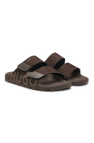 Natikači iz umetnega semiša z logotipom