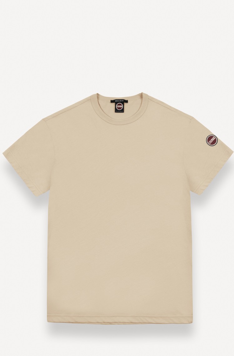 COLMAR Bombažna majica s kratkimi rokavi Bež - Beige 
