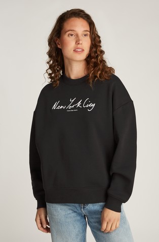 Oversized fit New York logo pulover