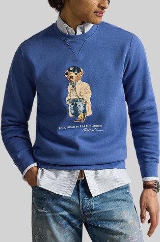 Polo Bear pulover iz bombažne mešanice