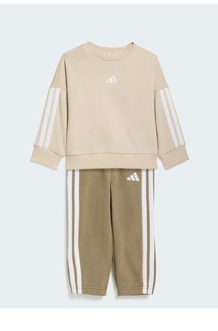 Essentials 3 Stripes logo komplet puloverja in trenirke