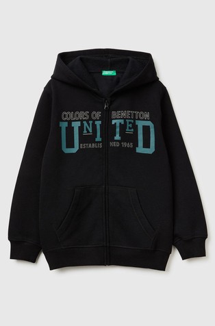 Cotton-blend logo hoodie