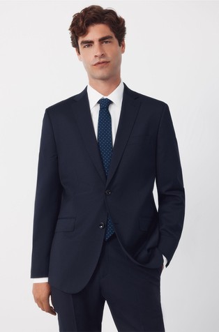 Coolmax® slim fit single-breasted blazer