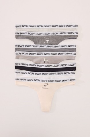 Paket 7 Snoopy tangic iz raztegljivega bombaža