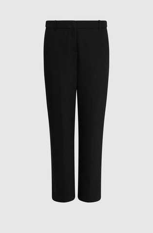 Stretch cotton-blend trousers